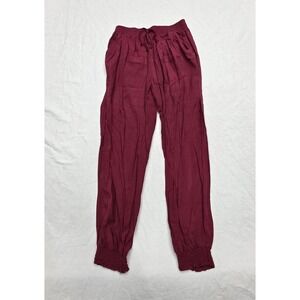 Wayan Red‎ Jogger Style Pants Size L/XL